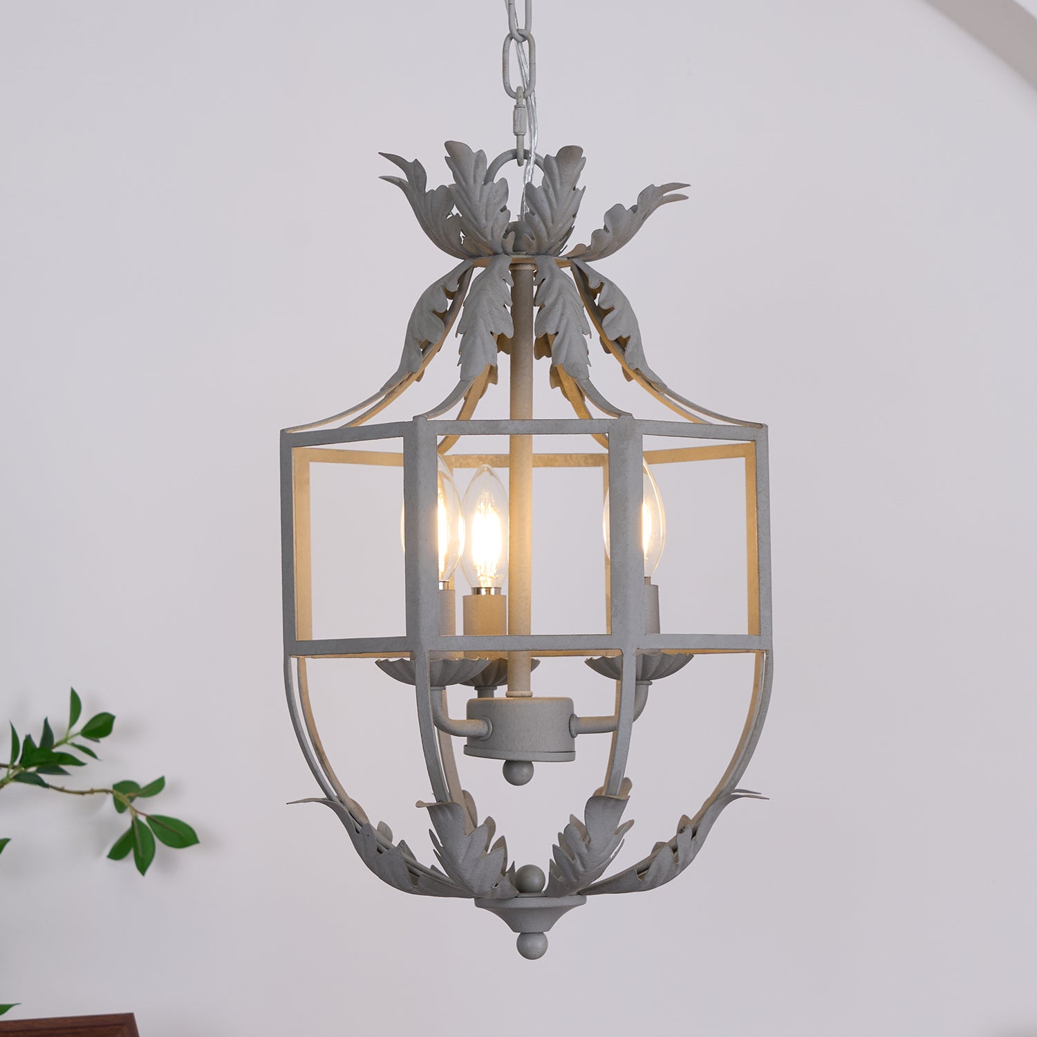 Lustre Retro Cage Chandelier