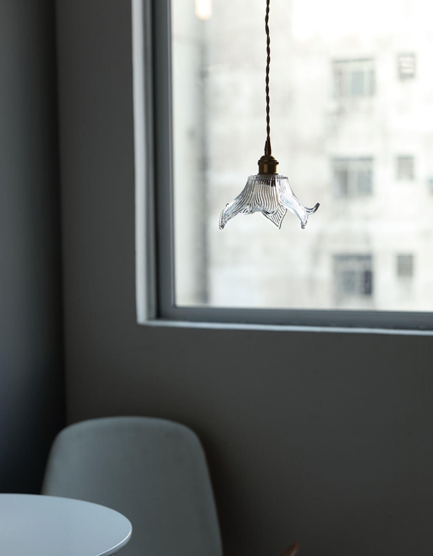 Transparent Crystal Pendant Light