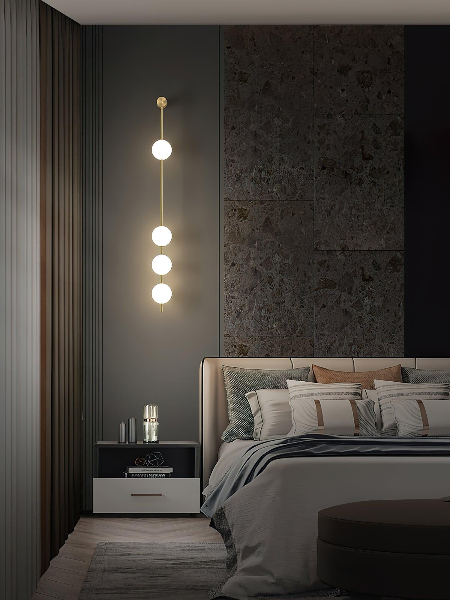 Vertical Balls Wall Lamp