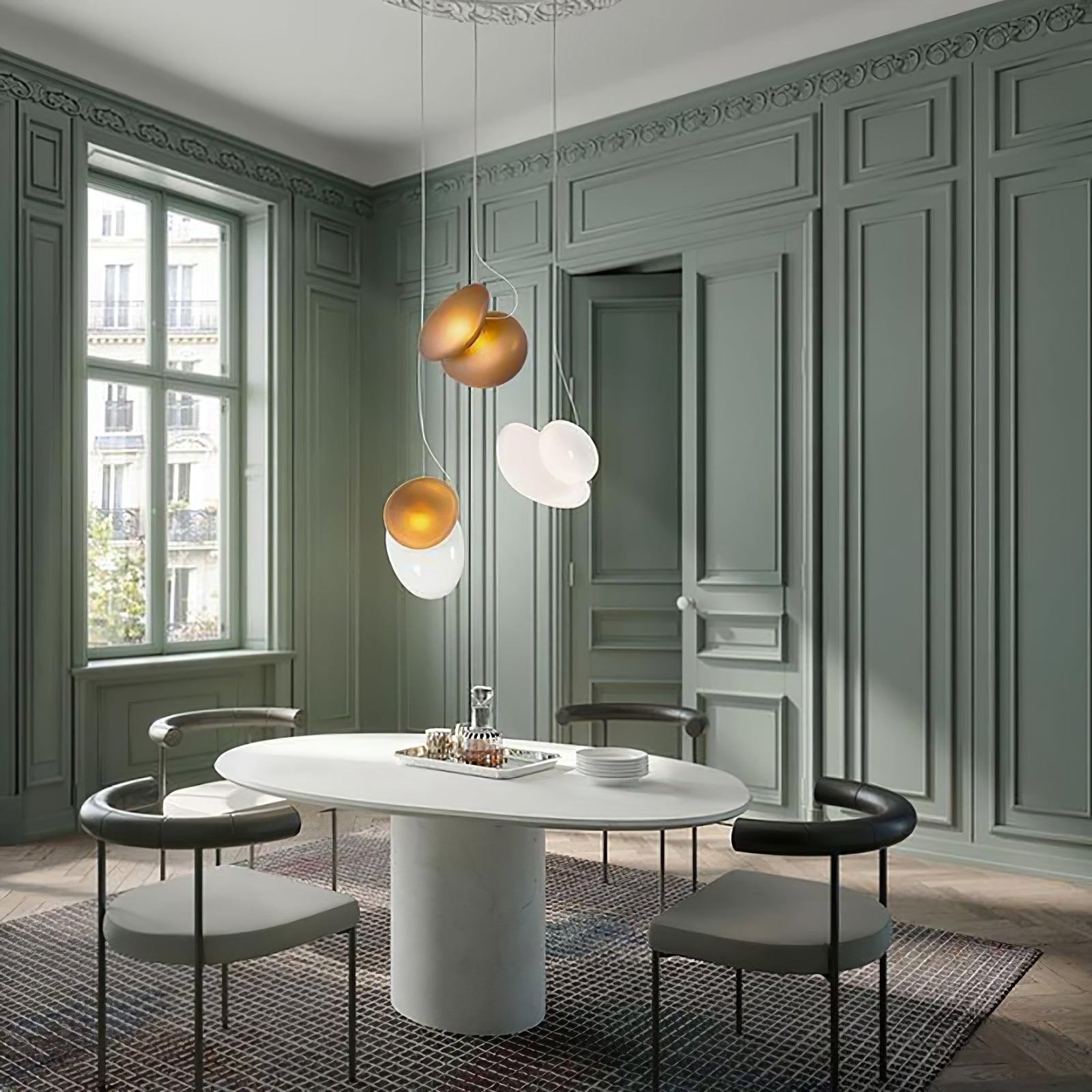 Translucent Frosted Glass Pendant Light