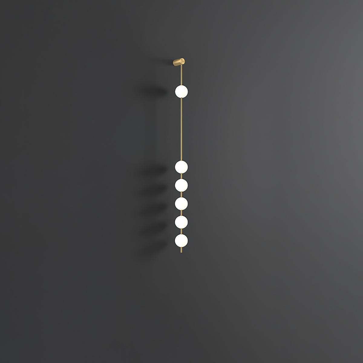 Vertical Balls Wall Lamp