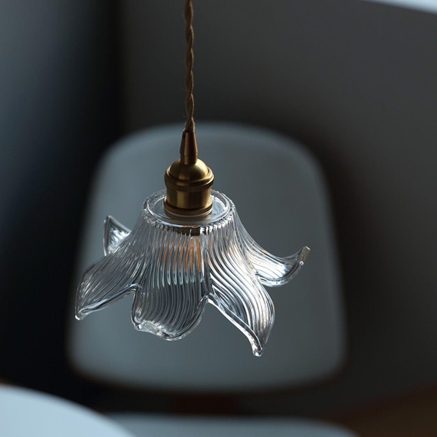 Transparent Crystal Pendant Light