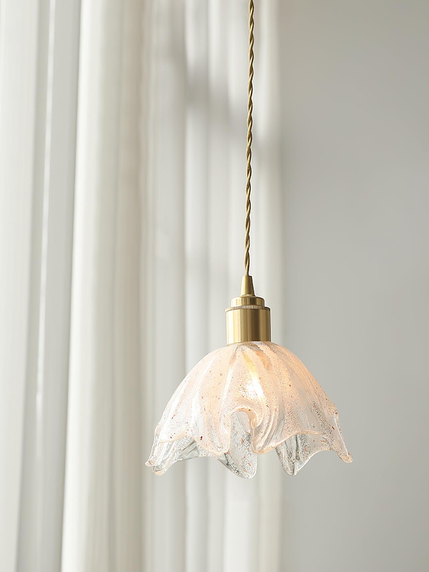 Lotus Crystal Small Pendant Light