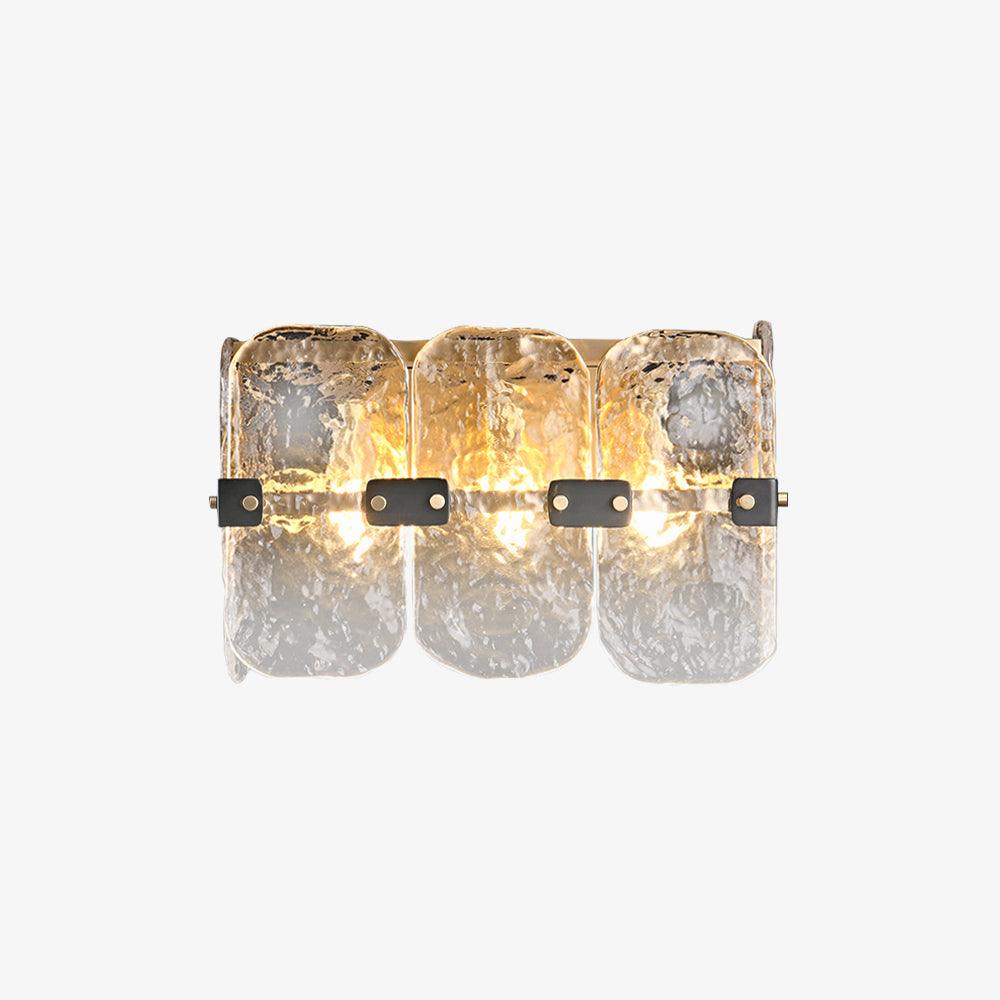 Massive Glass Wall Sconces