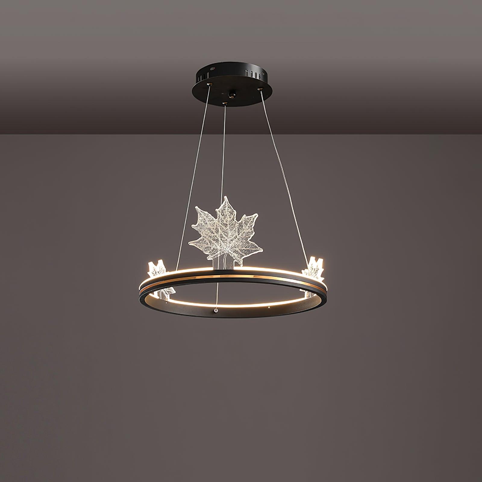 Ion Leaf Chandelier