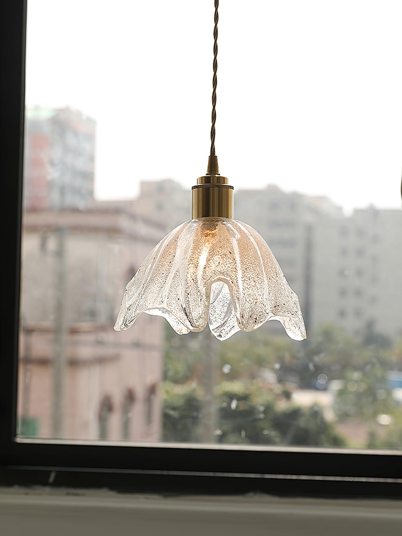 Lotus Crystal Small Pendant Light