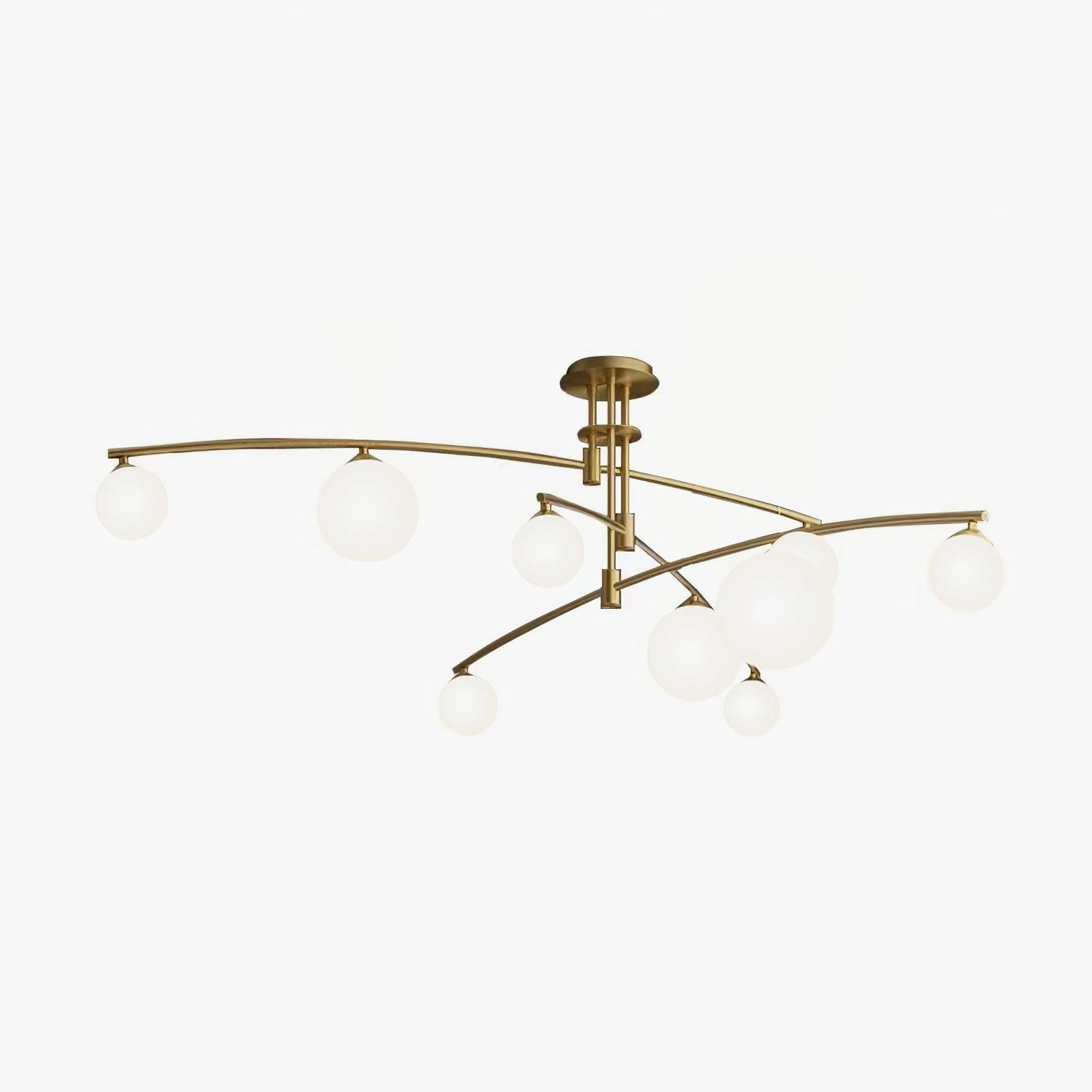 Modern Long Arm Chandelier