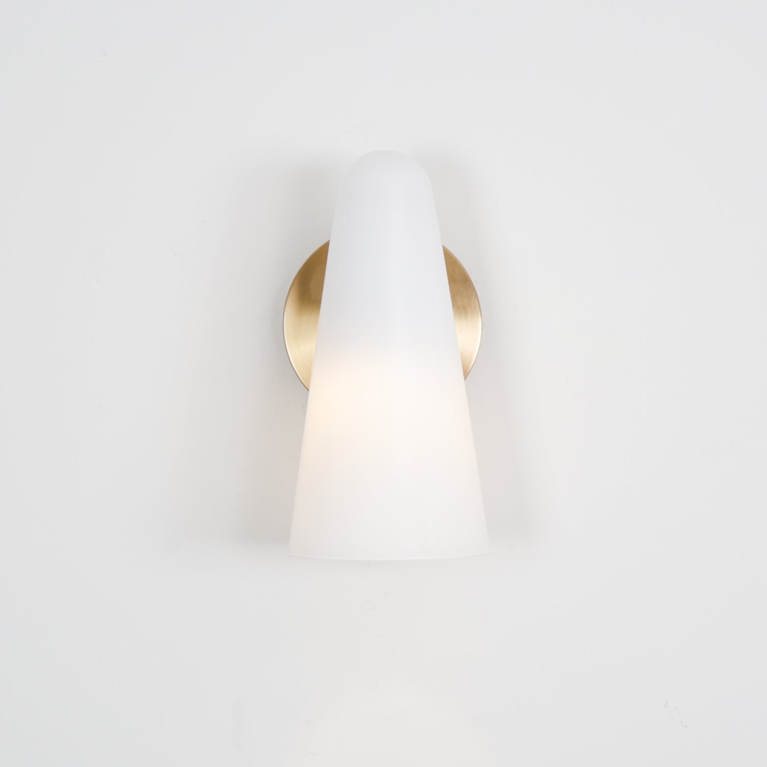 Conical Glass Wall Lamp