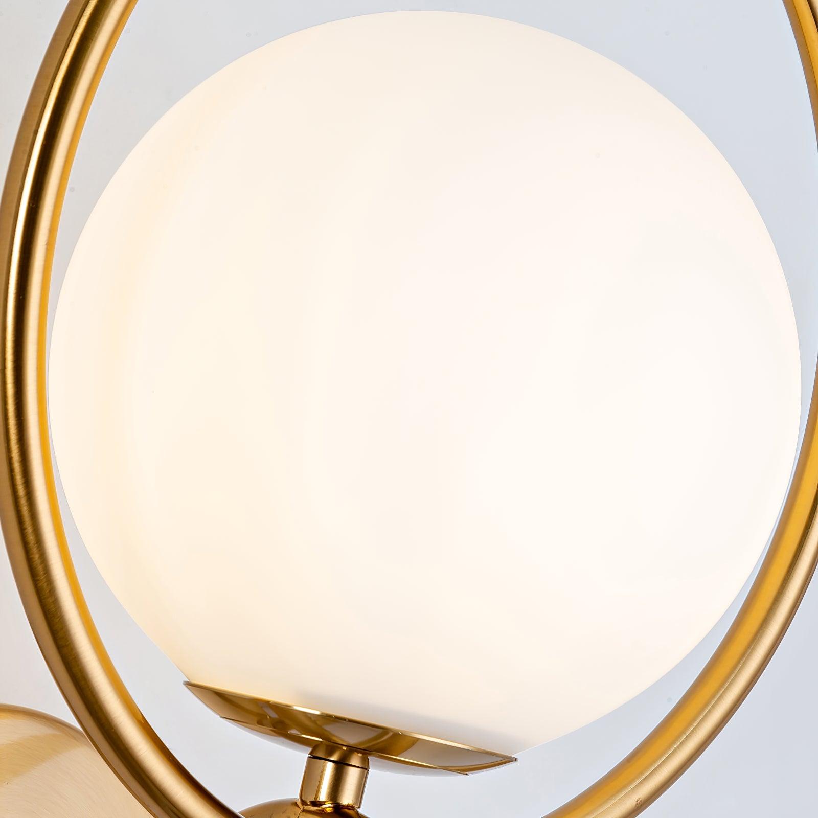 Fort Halo Gold Wall Light