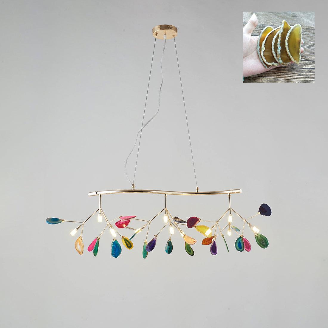 Agate Flake Chandelier