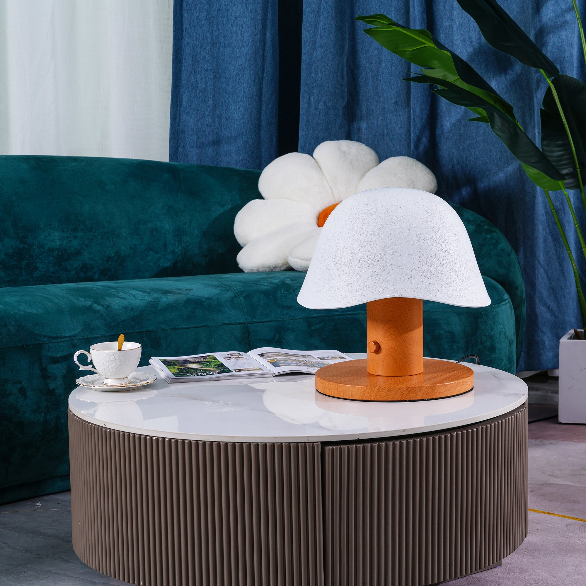 Mushroom Inspired Table Lamp