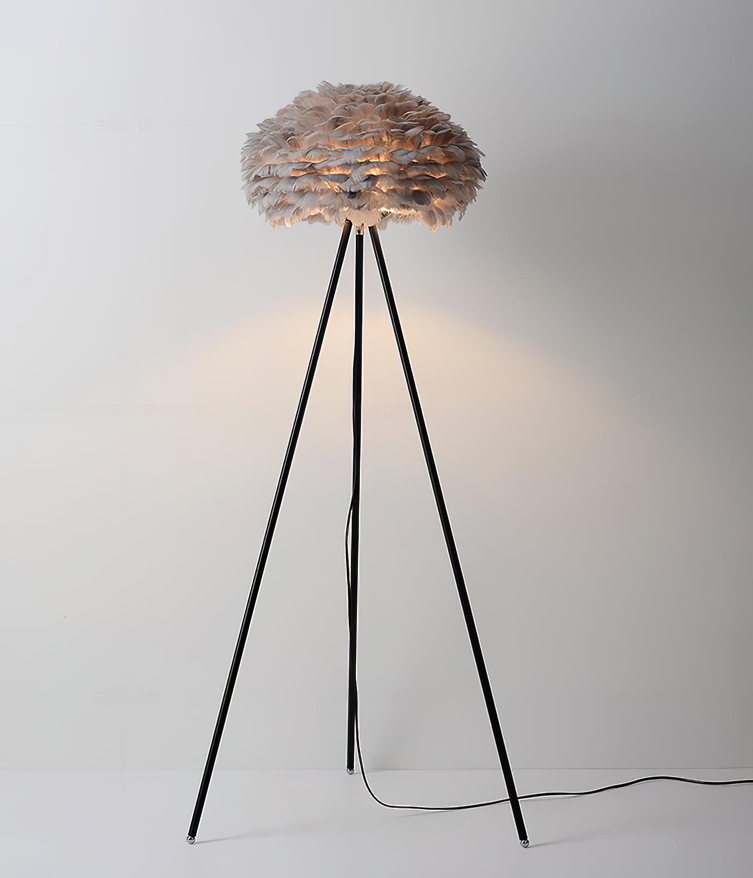 Eos Feather Floor Lamp