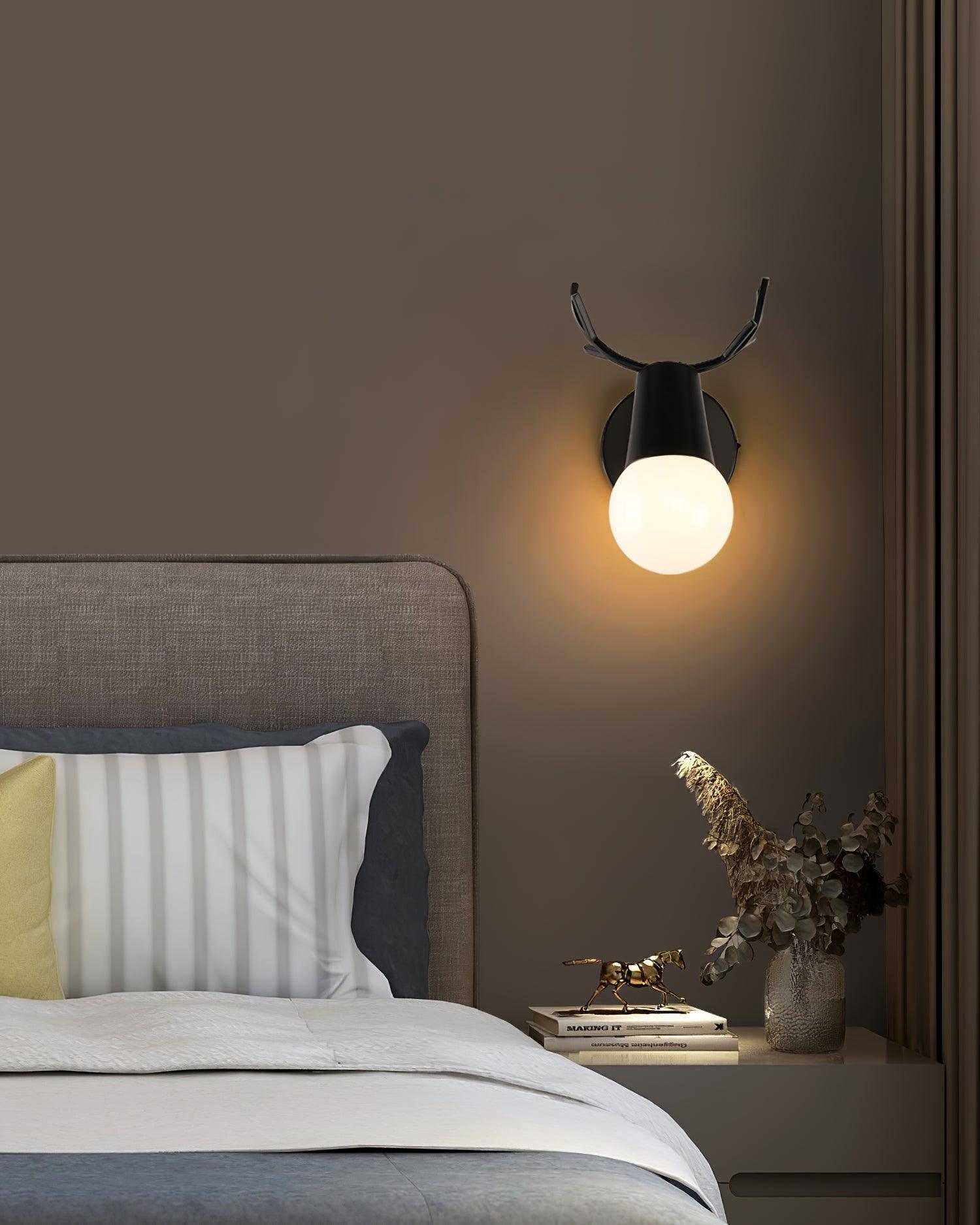 Yeknu Antler Wall Lamp