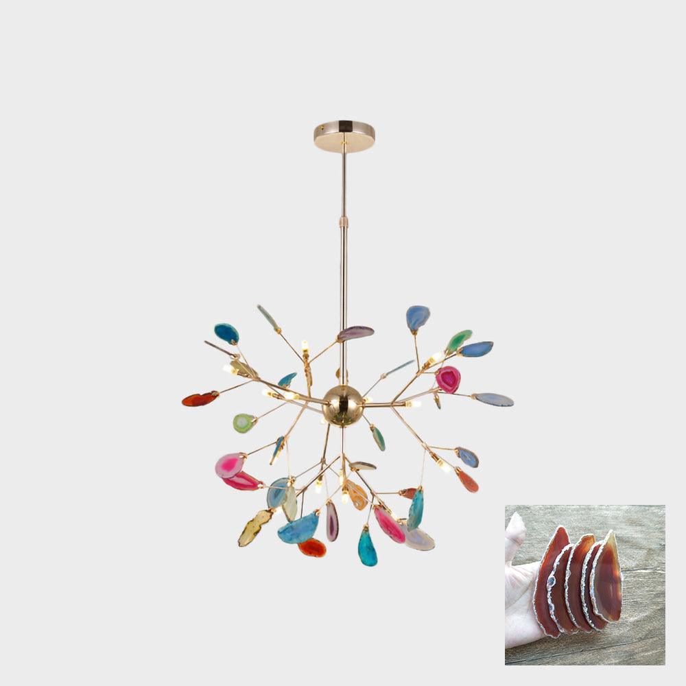 Agate Flake Chandelier