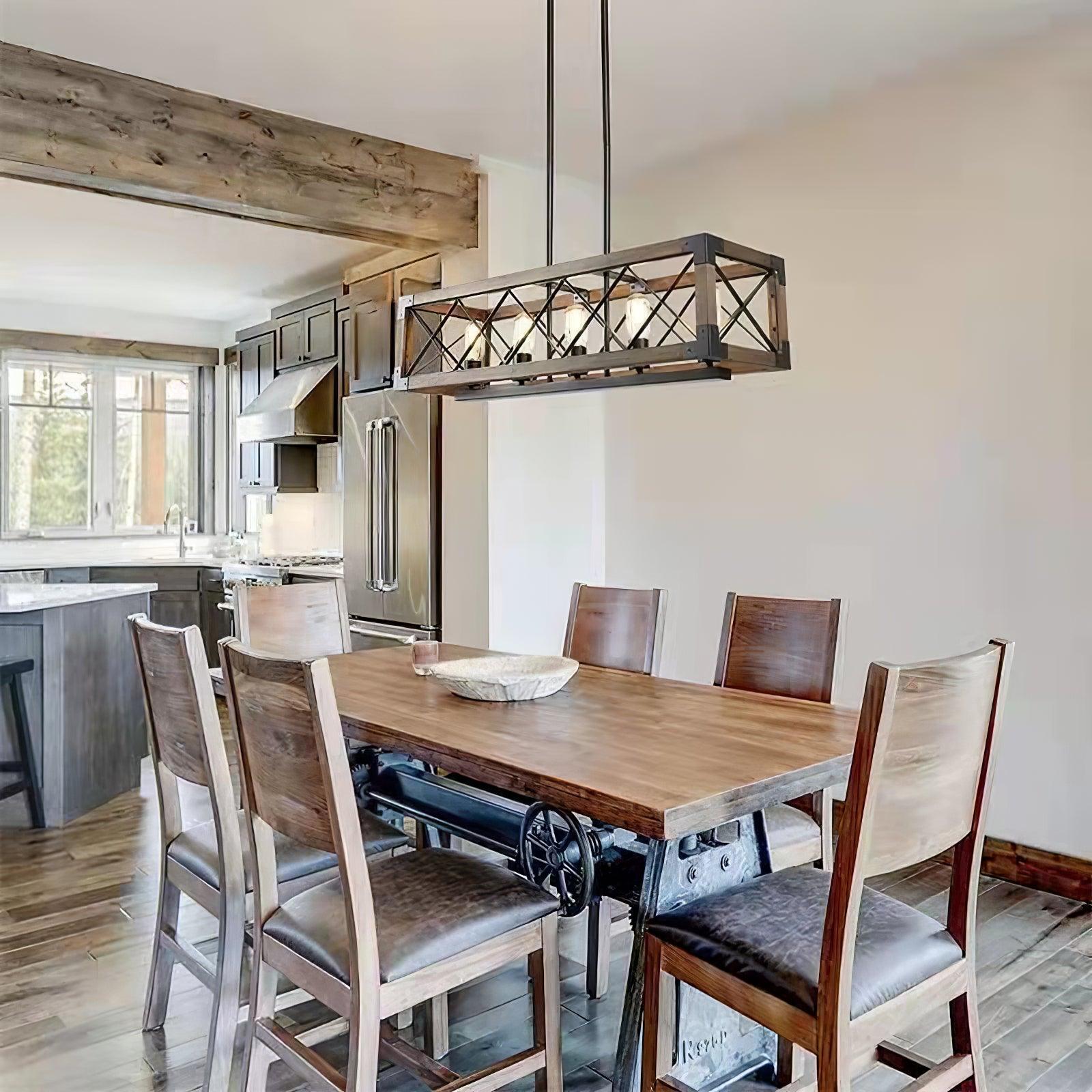 Kitchen Island Rectangle Chandelier