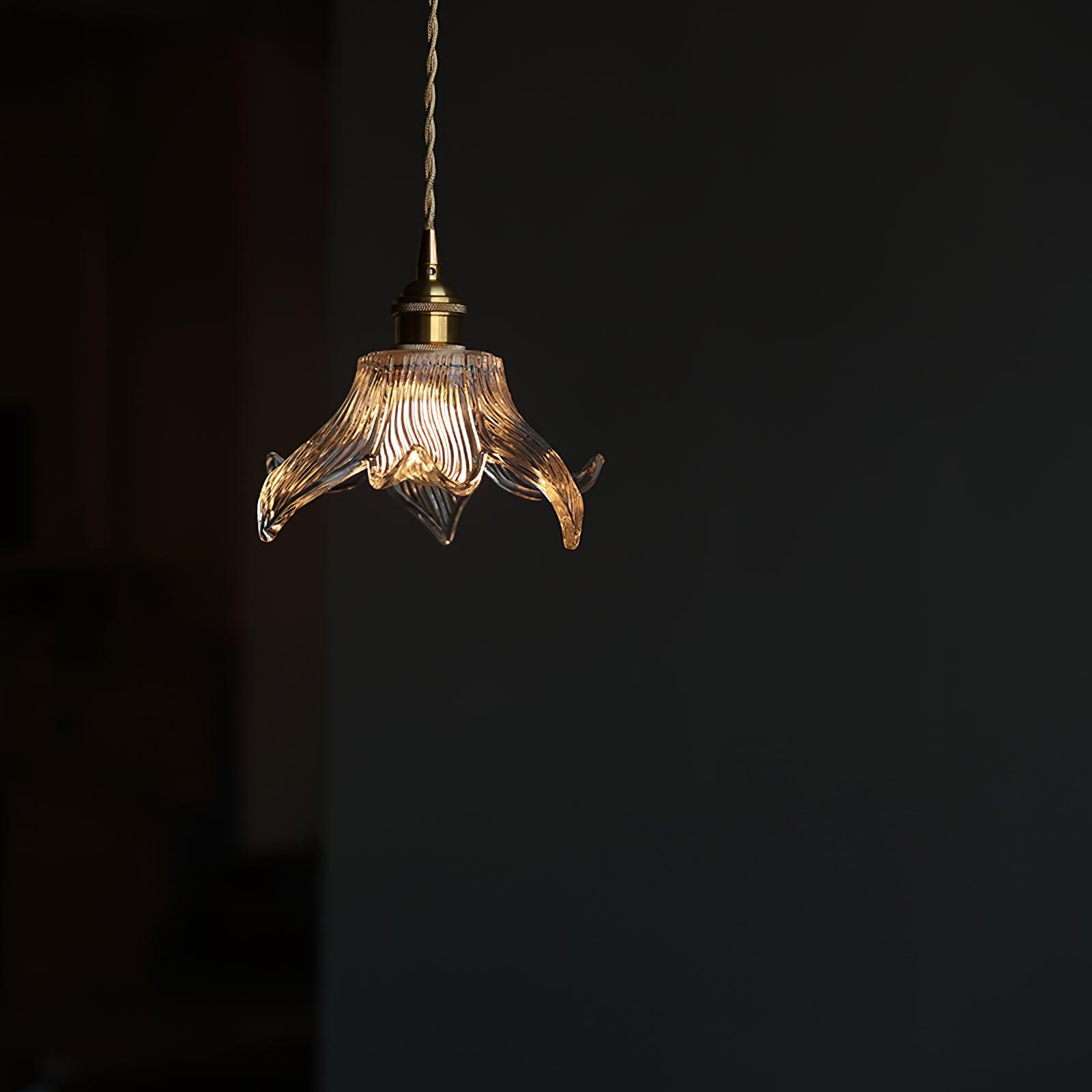 Transparent Crystal Pendant Light