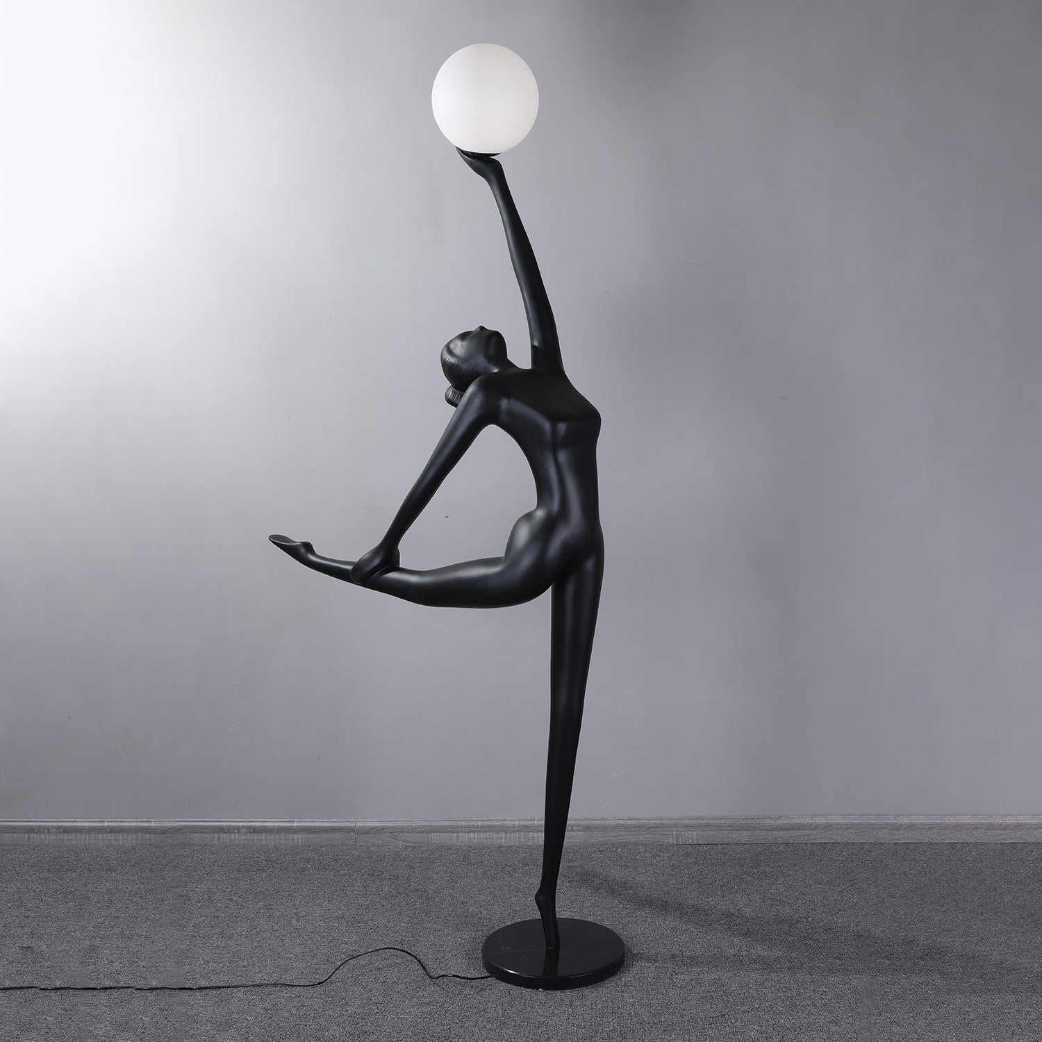 Rhythmic Gymnast Sculpture Floor Lamp