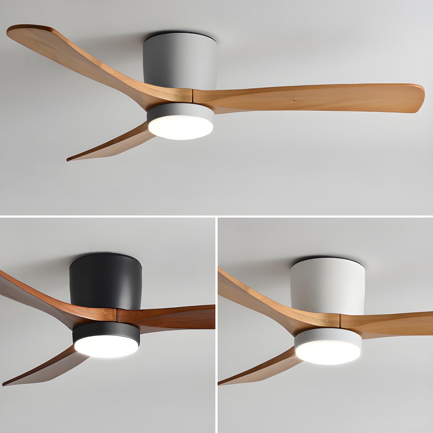 Nordic Wooden 42/48 Ceiling Fan Light