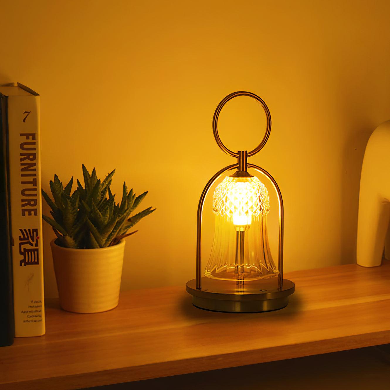 Wind Chime Portable Battery Table Lamp