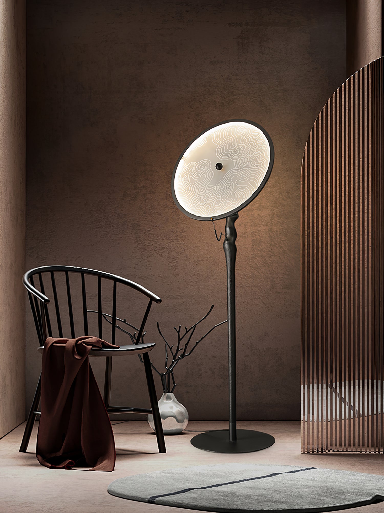 Radar Transmitter Floor Lamp