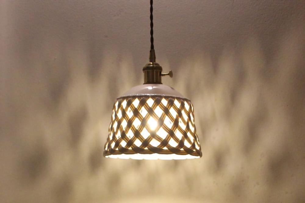 Openwork Ceramic Pendant Lamp