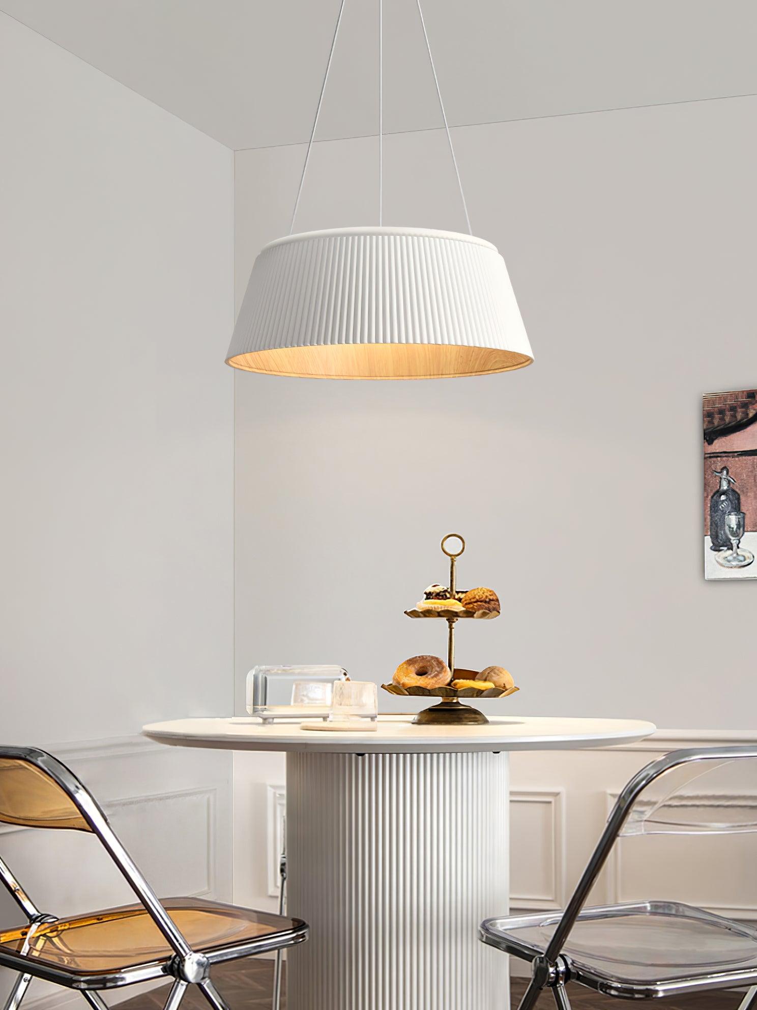 Modern Ribbed Pendant Light