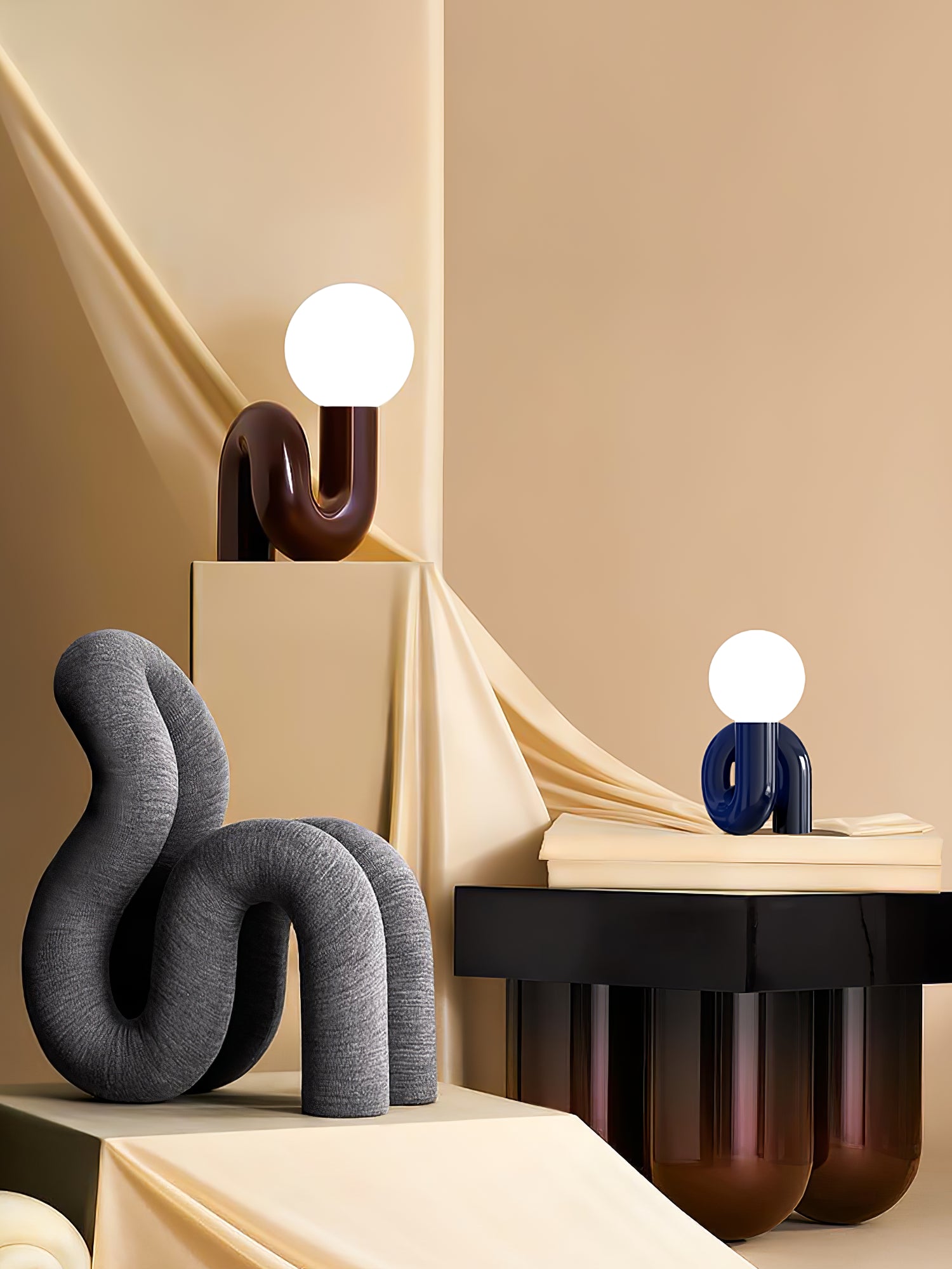 Playful N Shape Table Lamp