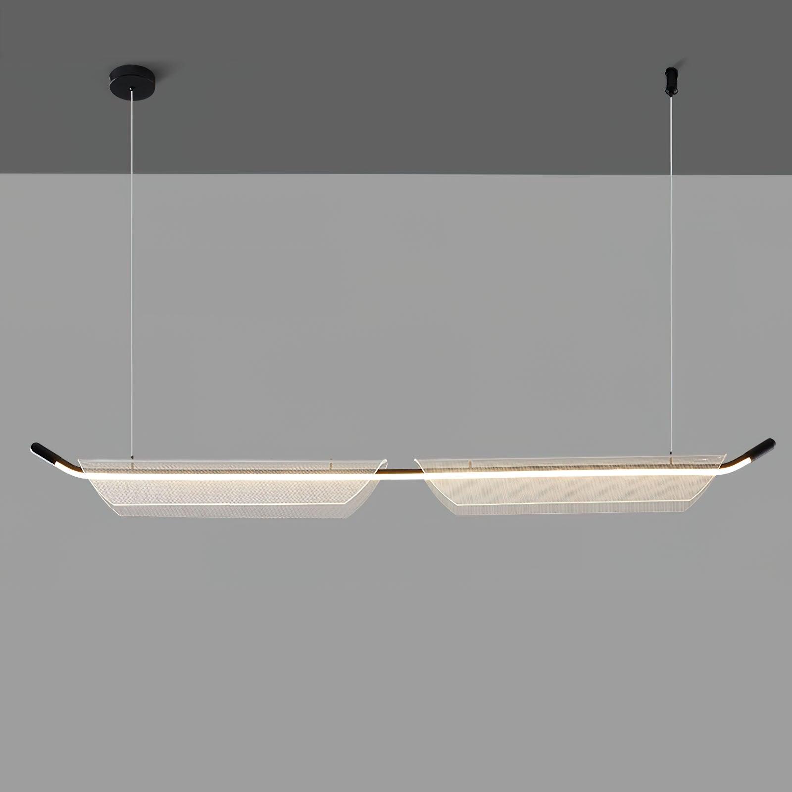 Two Boats Acrylic Pendant Light