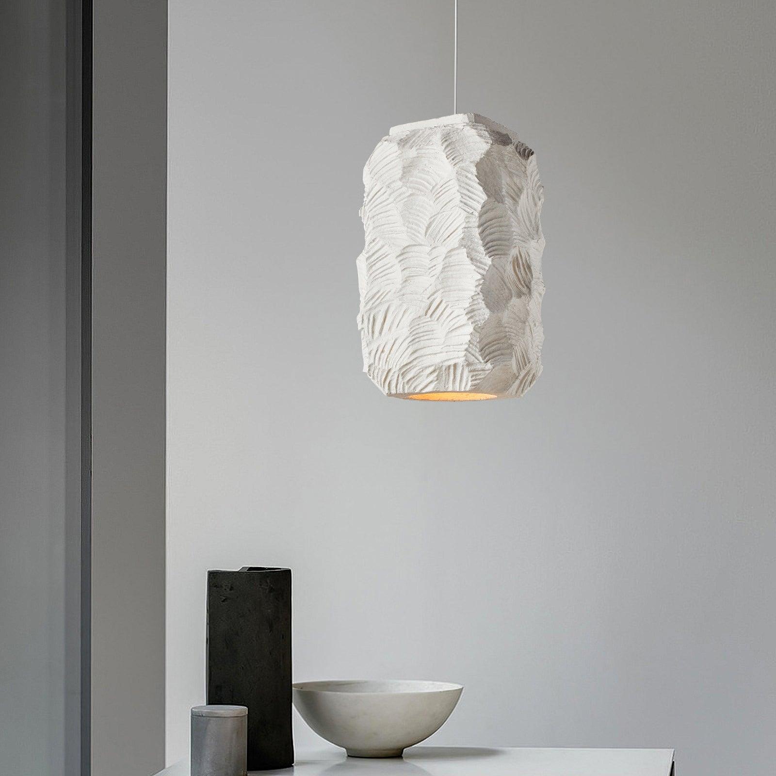 Resin Geometry Pendant Lamp