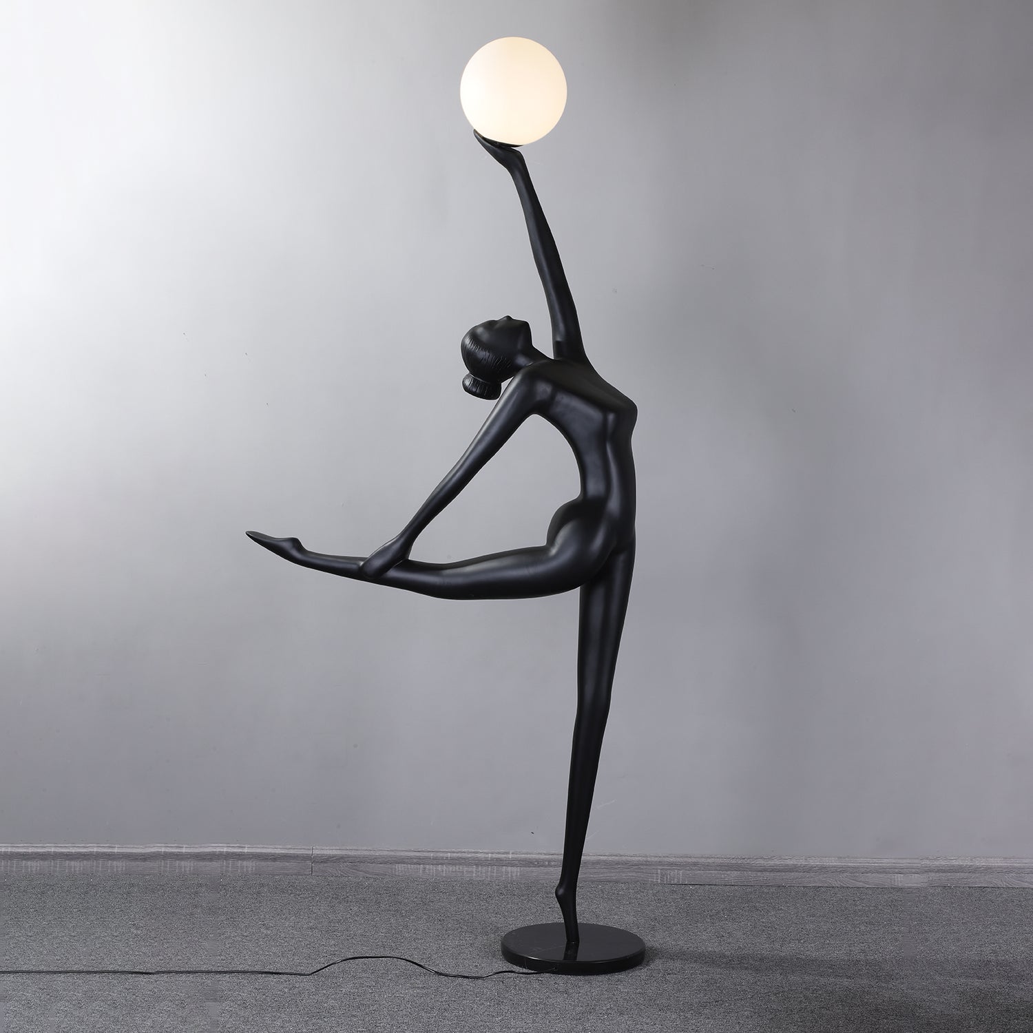 Rhythmic Gymnast Sculpture Floor Lamp