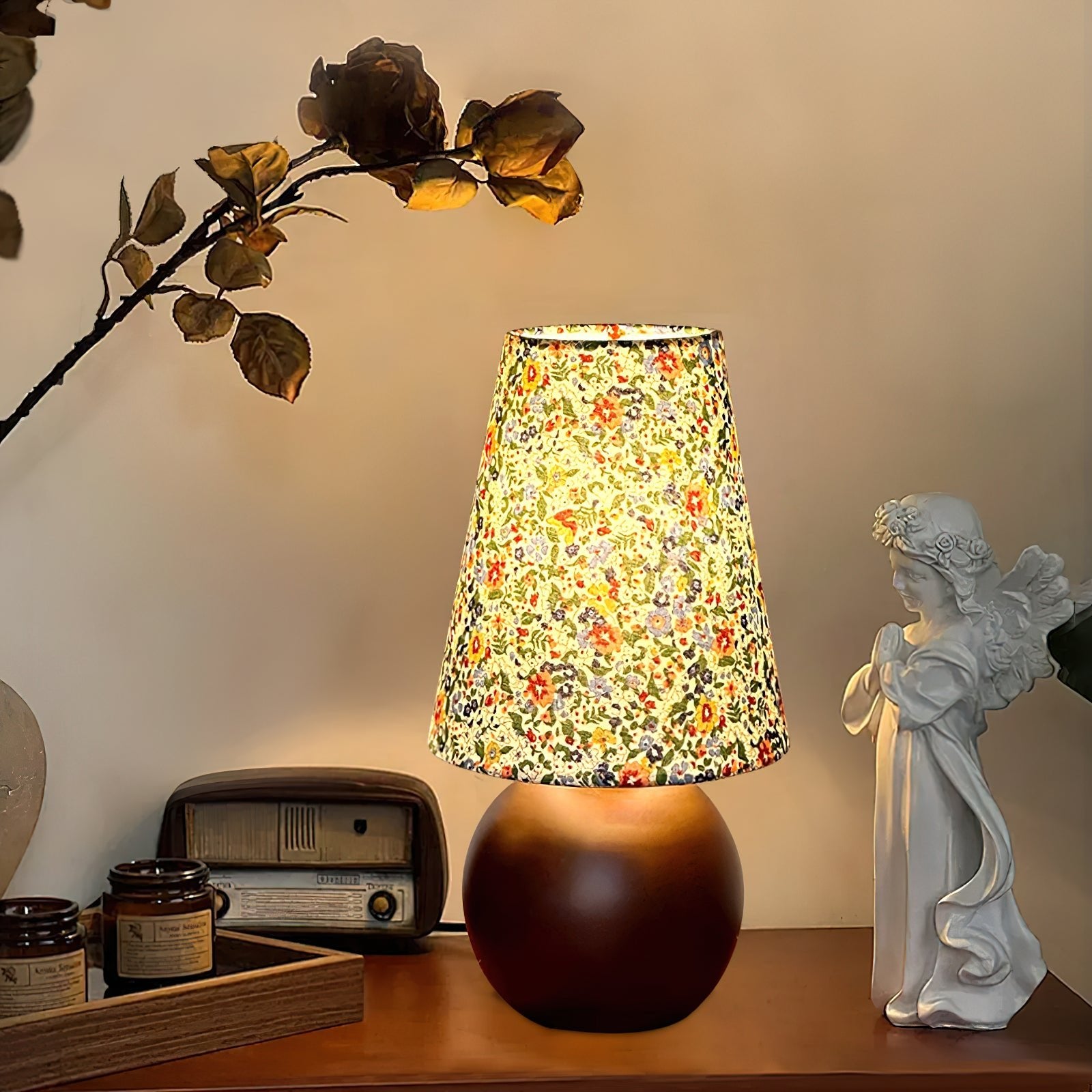 Elara Floral Glow Table Lamp