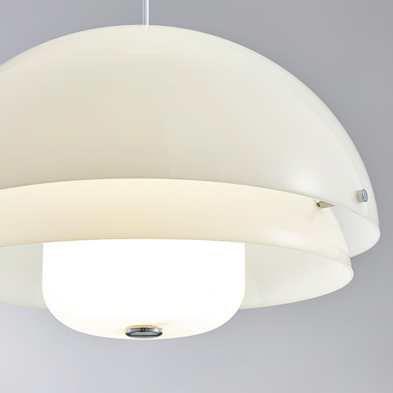 Milk White Layer Pendant Lamp