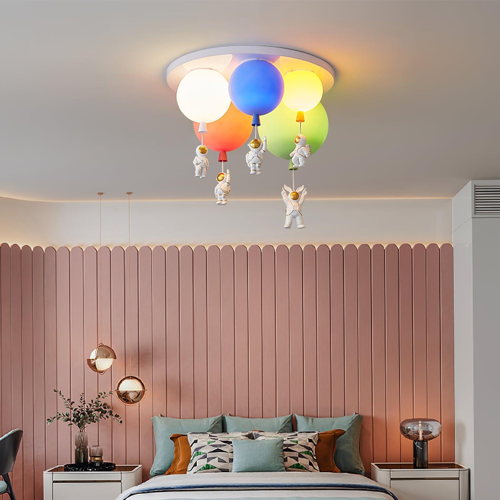 Frosted Balloon Combination Ceiling Lamp