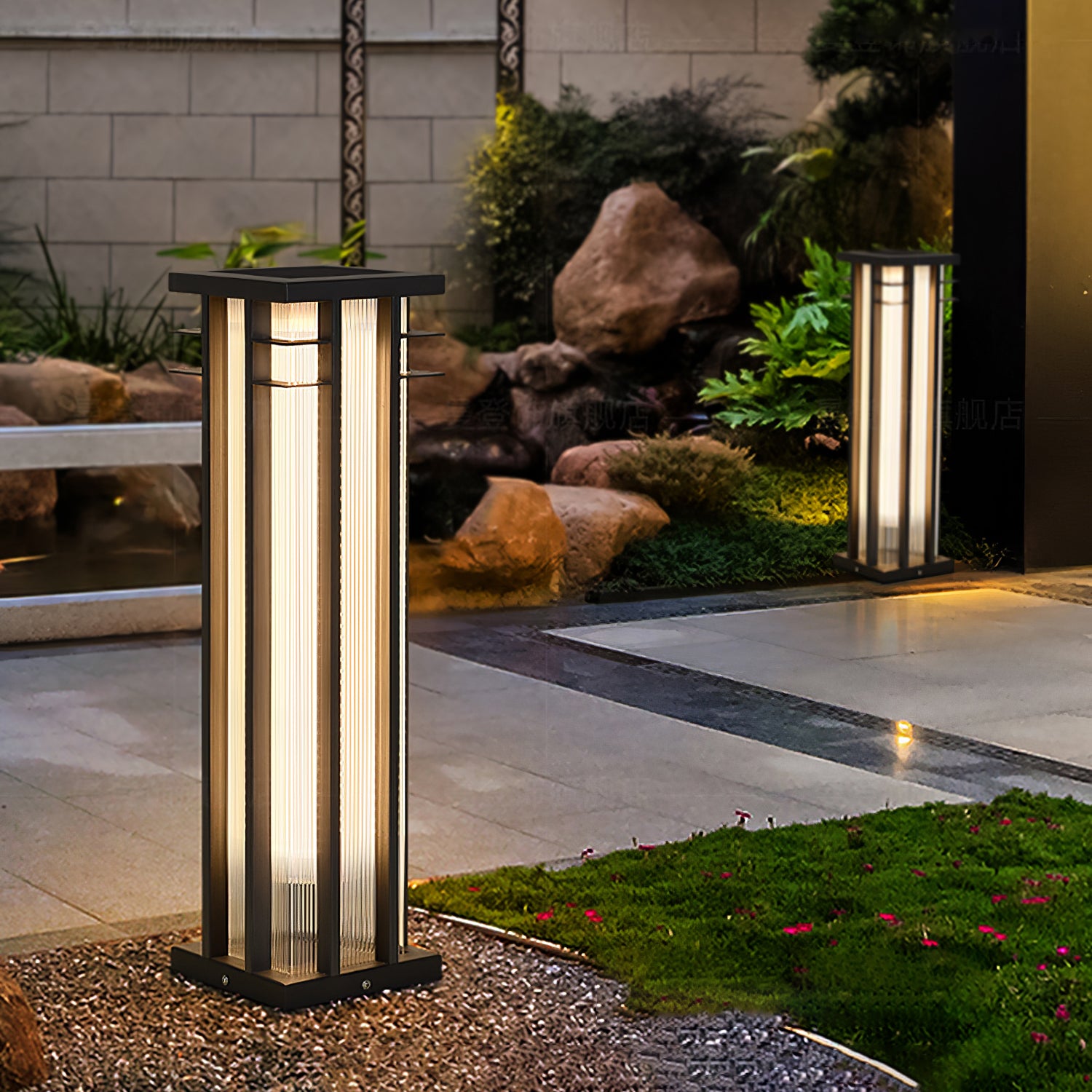 Double Axis Outdoor Post Lamp