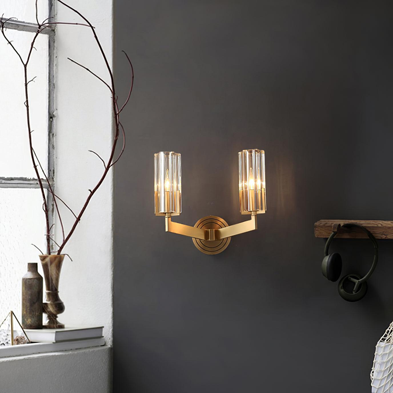 Kayla Brass Wall Lamp