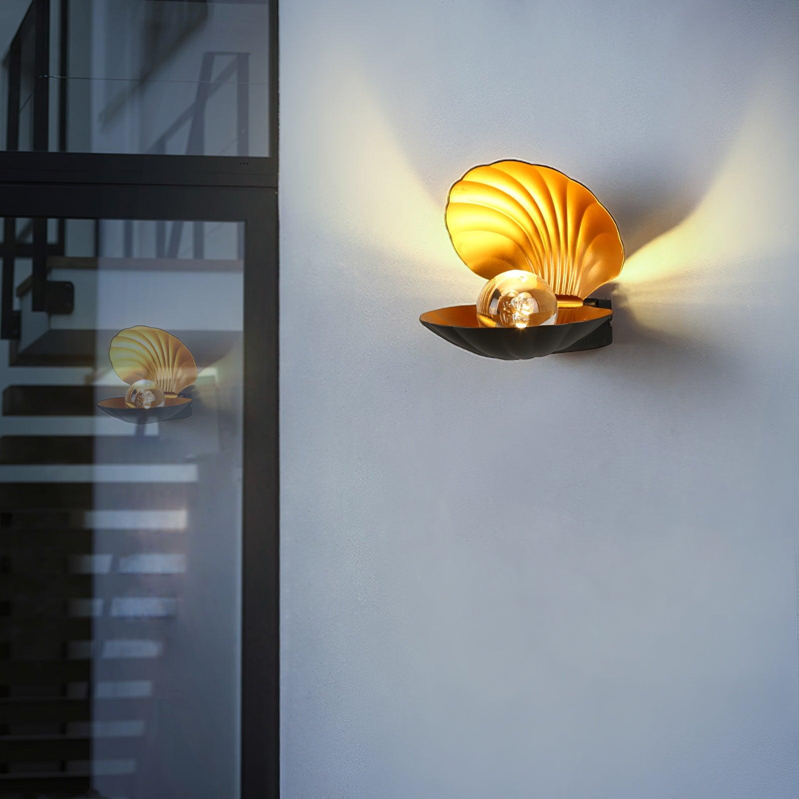 Pearl Clam Wall Light