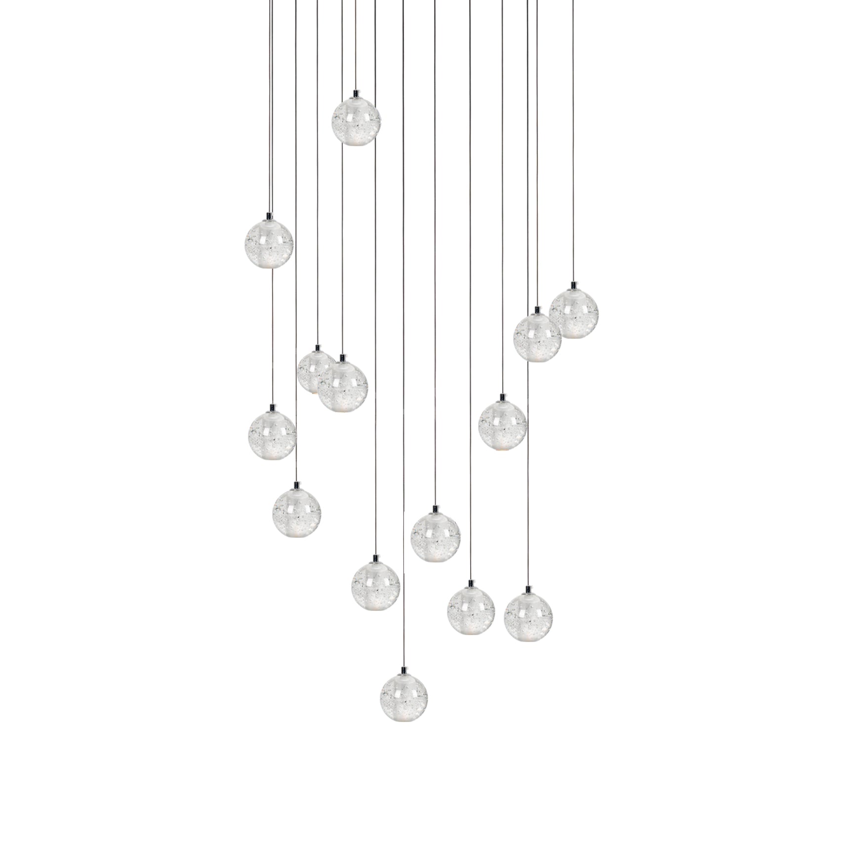 Crystal Bubbles Balls Pendant Lamp