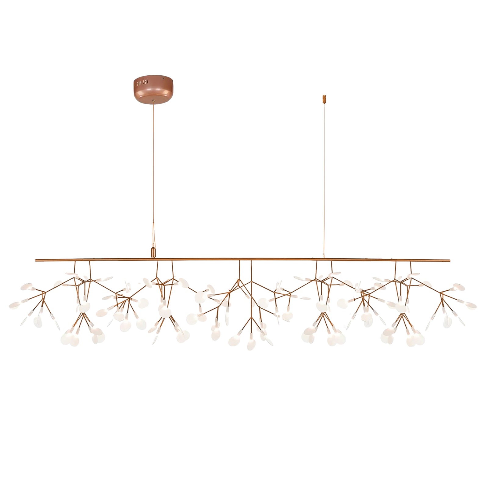 Rose Gold Firefly LED Chandelier