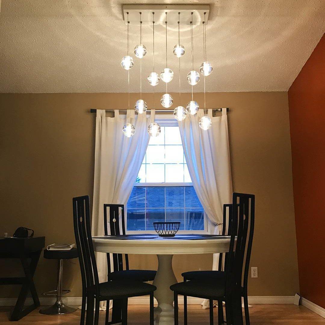 Crystal Bubbles Balls Pendant Lamp