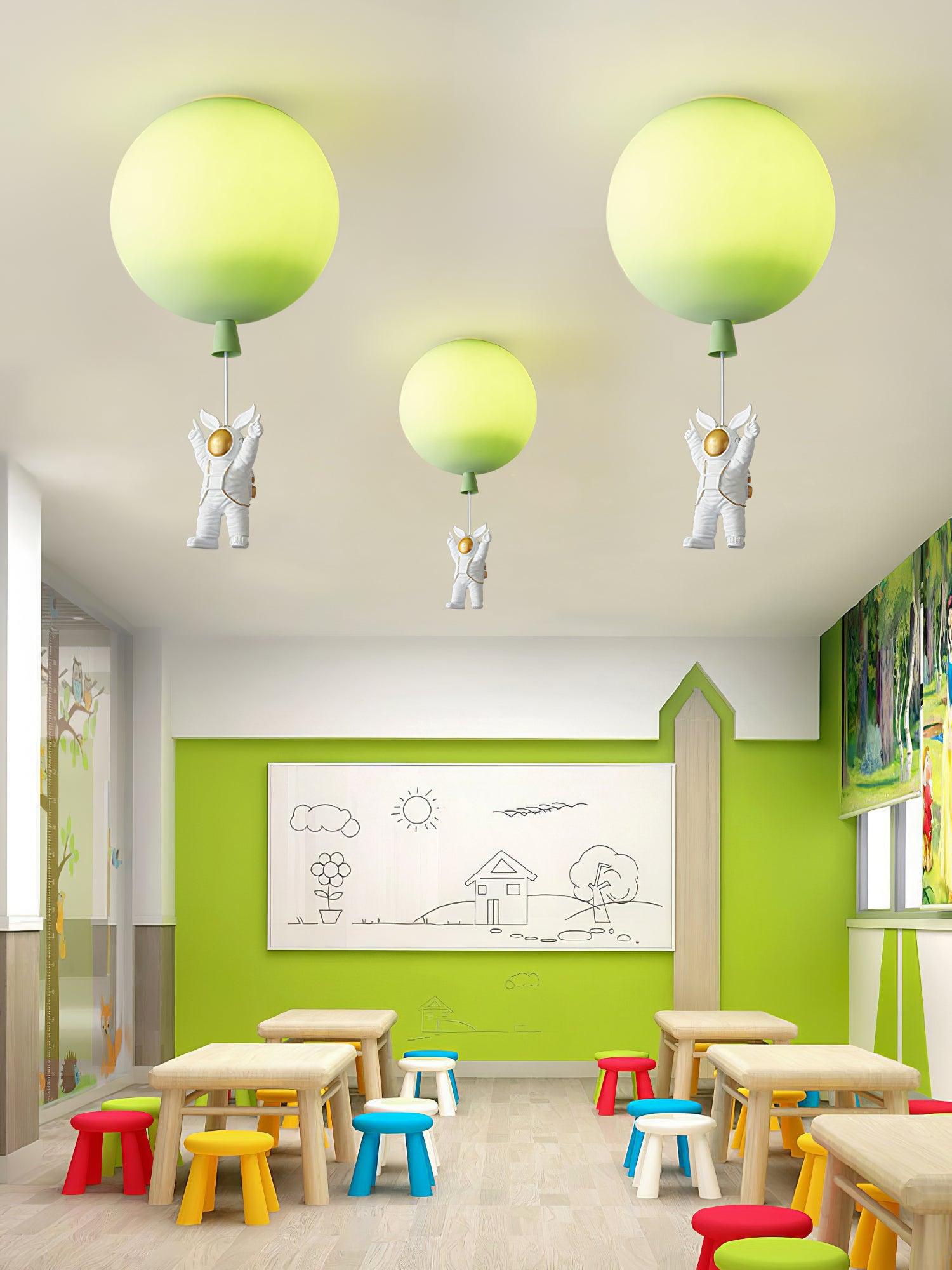 Frosted Balloon Ceiling Light