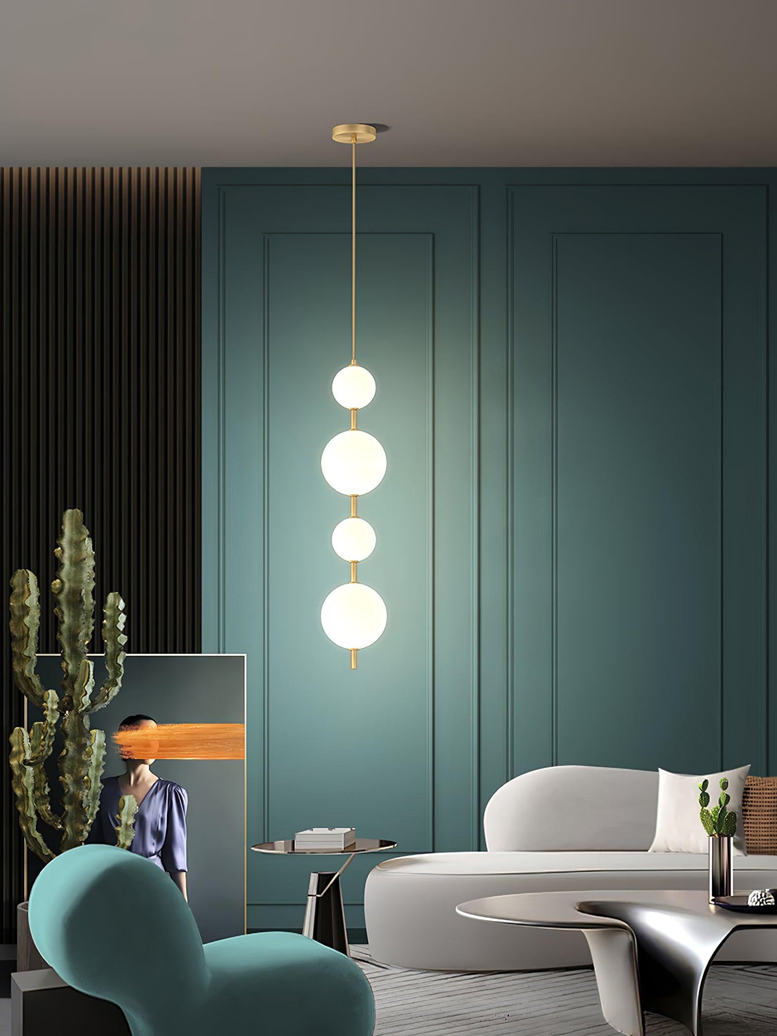 Vertical Globe Pendant Lamp