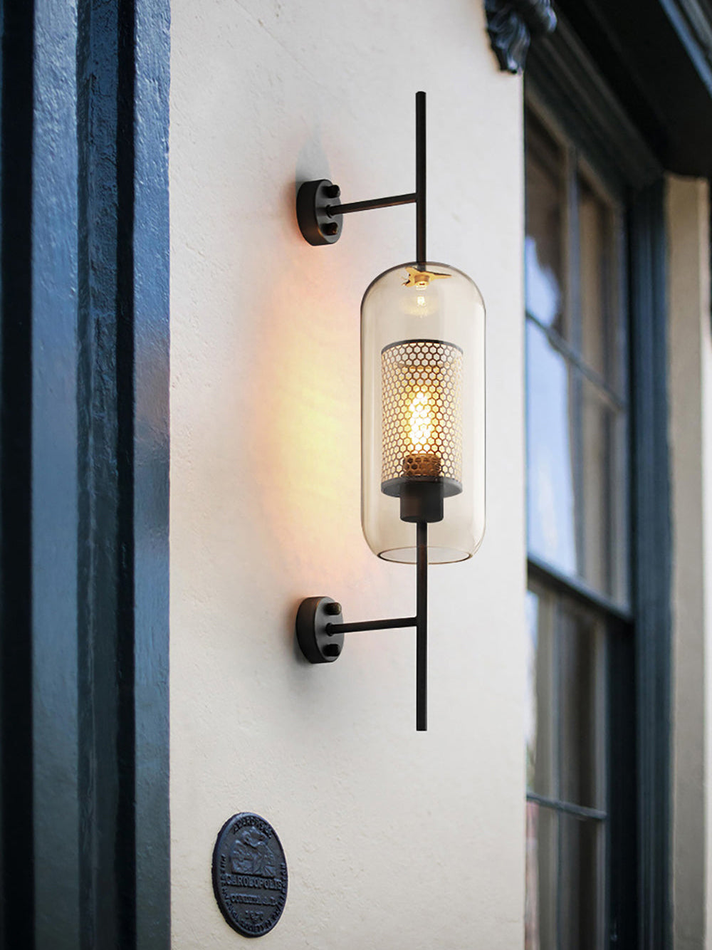 Chiswick Glass Wall Light