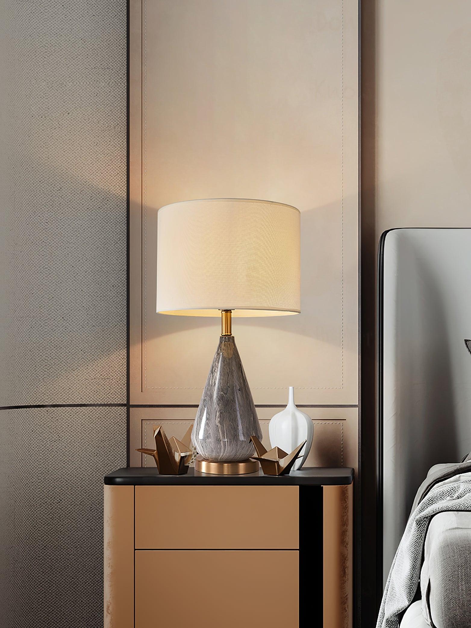 Marble Diamond Table Lamp