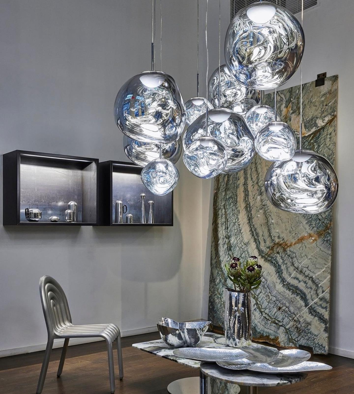 Multi Lava Round Pendant Lamp