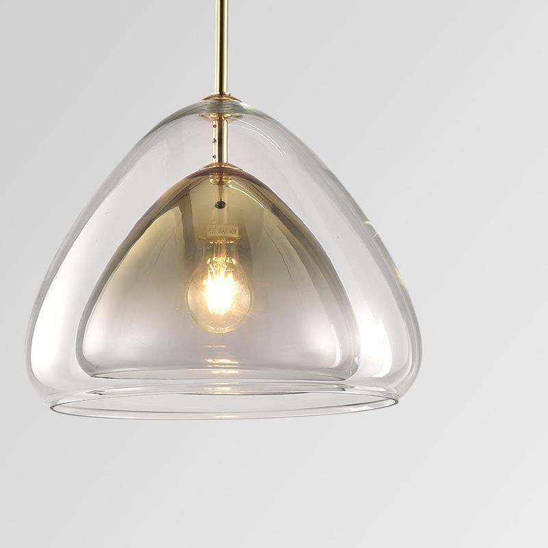 Futuristische Glass Pendant Light