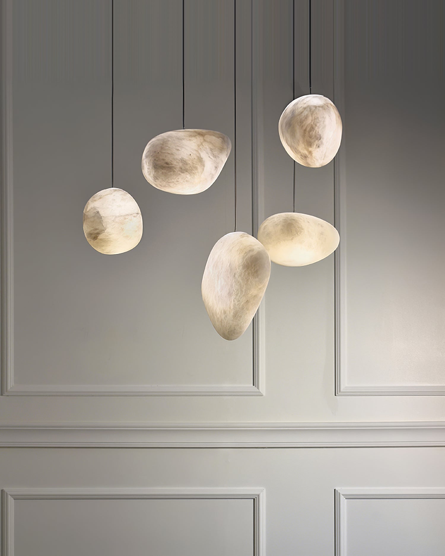 Pebbles Alabaster Pendant Lamp