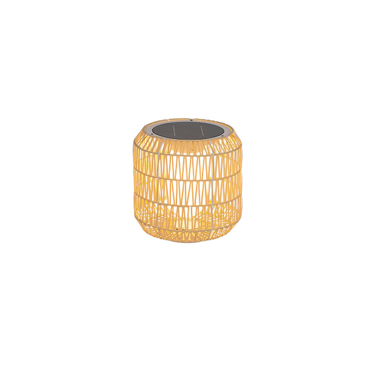 Woven Rattan Outdoor Lamp