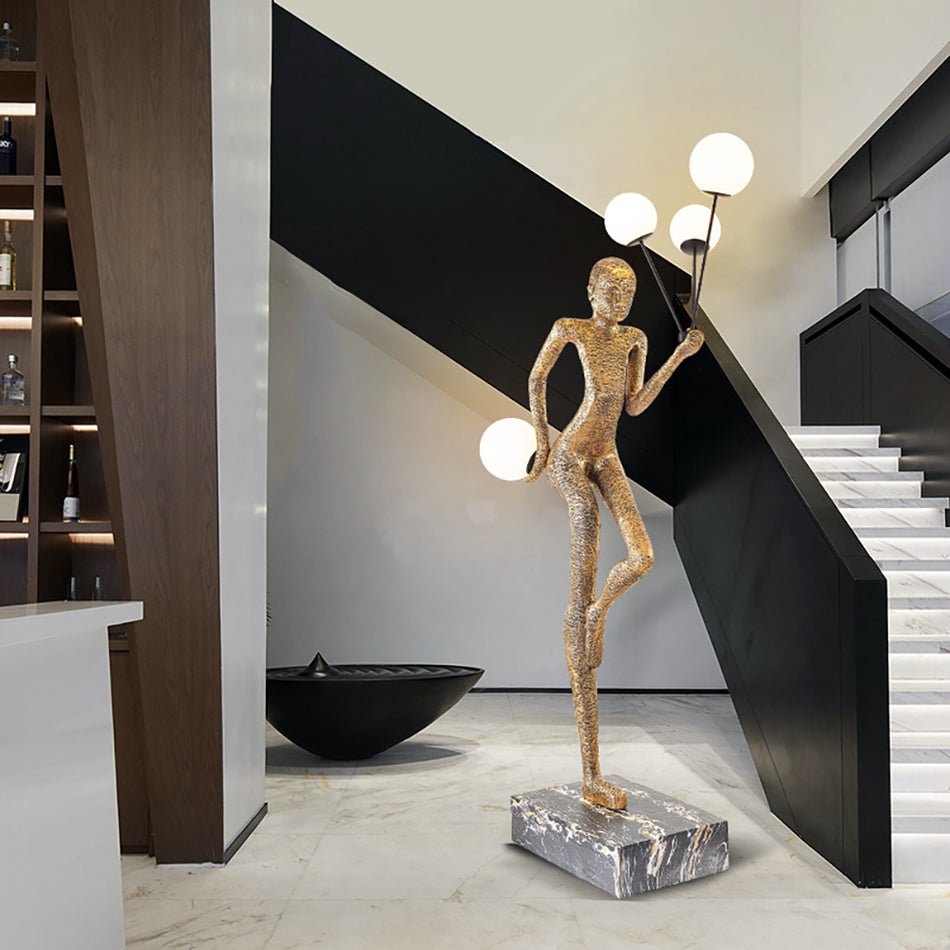 Juggling Sculptor Floor Lamp