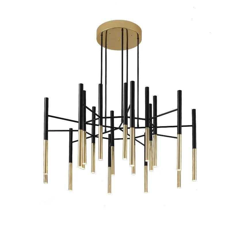 Metal Tubular Chandelier