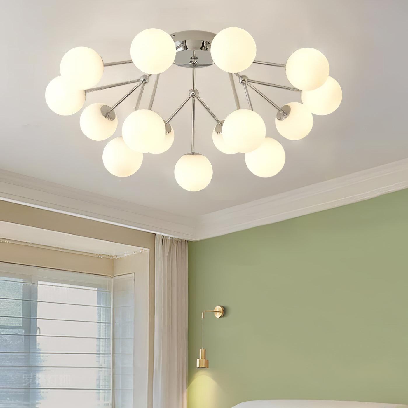 Glass Balls Cluster Ceiling Lamp